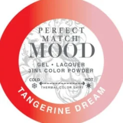 LeChat "Tangerine Dream" - Perfect Match MOOD Collection Duo Set Lacquer & Gel - SKU:PMMDS67