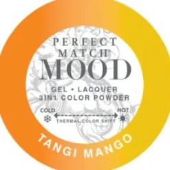 LeChat "Tangi Mango" - Perfect Match MOOD Collection Duo Set Lacquer & Gel - SKU:PMMDS36