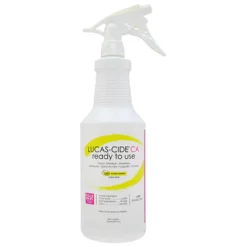 Lucas-Cide Salon and Spa Disinfectant Citric Acid Spray, RTU Quart