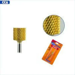 Medicool Gold Carbide Large Backfill Bit, Medium Grit, CC6