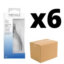 Mehaz 4" Cuticle Nipper- 1/2 Jaw Case Pack Of 6
