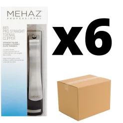 Mehaz Professional Straight Toenail Clipper Case Pack Of 6