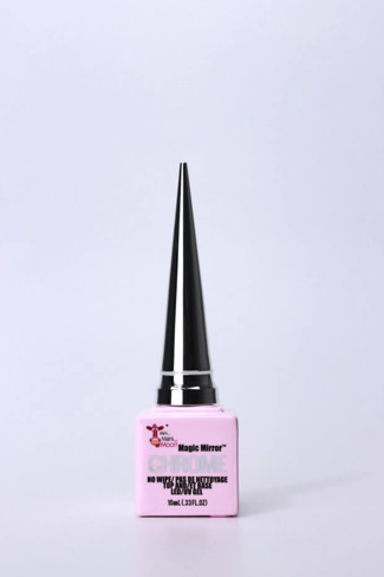 Moo Gel No-Wipe Top Coat for Chrome Powder, 10 mL