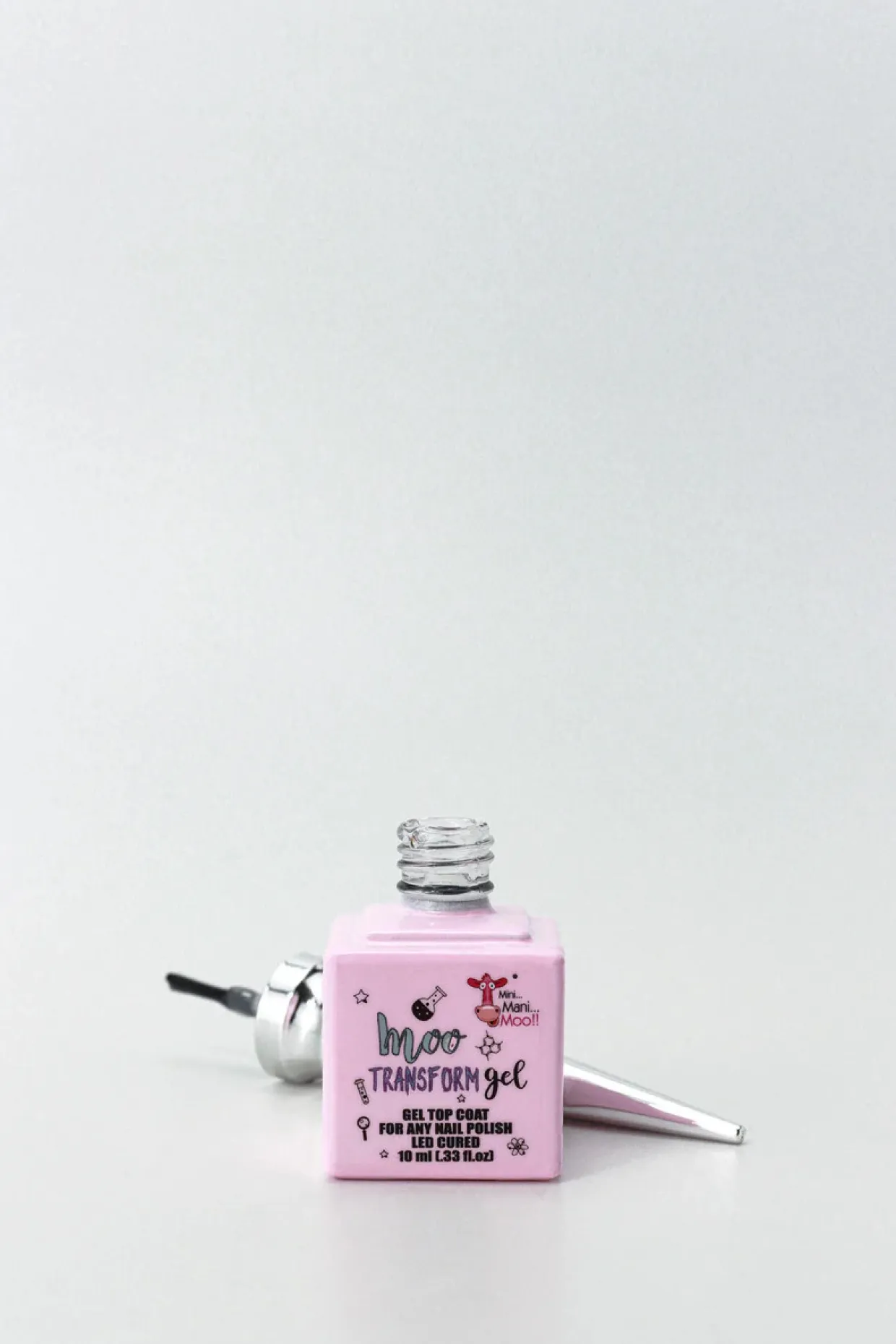 Moo Gel Transform Gel Top Coat, 10 mL