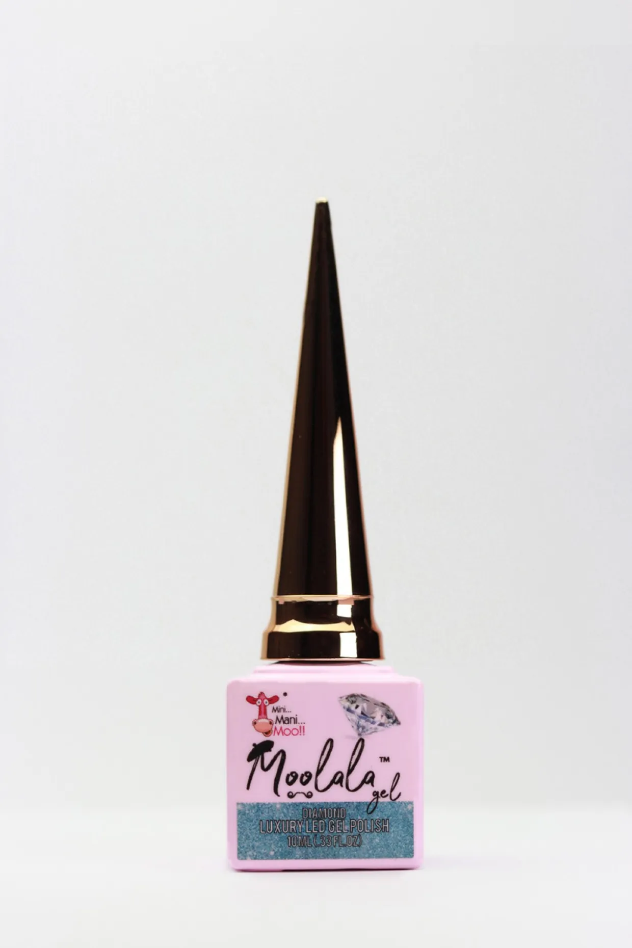 Moolala™ Diamond Luxury Gel Polish, Sky Blue, 10 mL