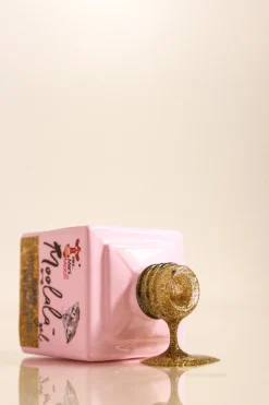 Moolala™ 2 Step Gel - #25 Glittery Gold, 10 mL