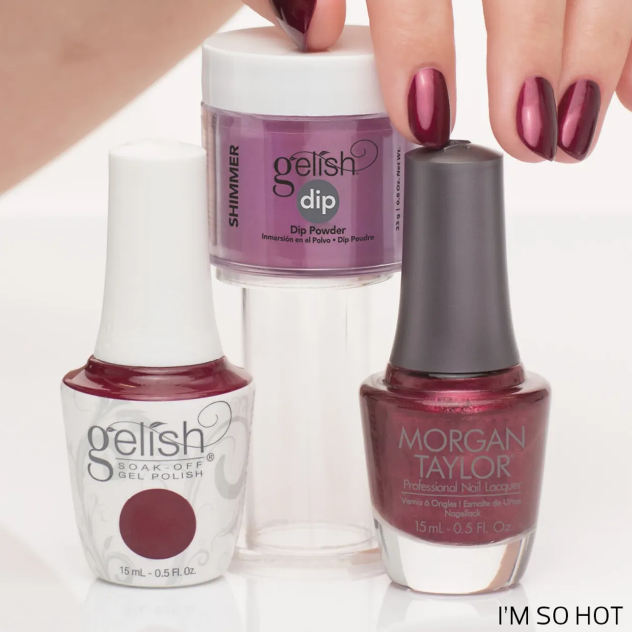Morgan Taylor "I'm So Hot" Nail Lacquer, .5 Oz