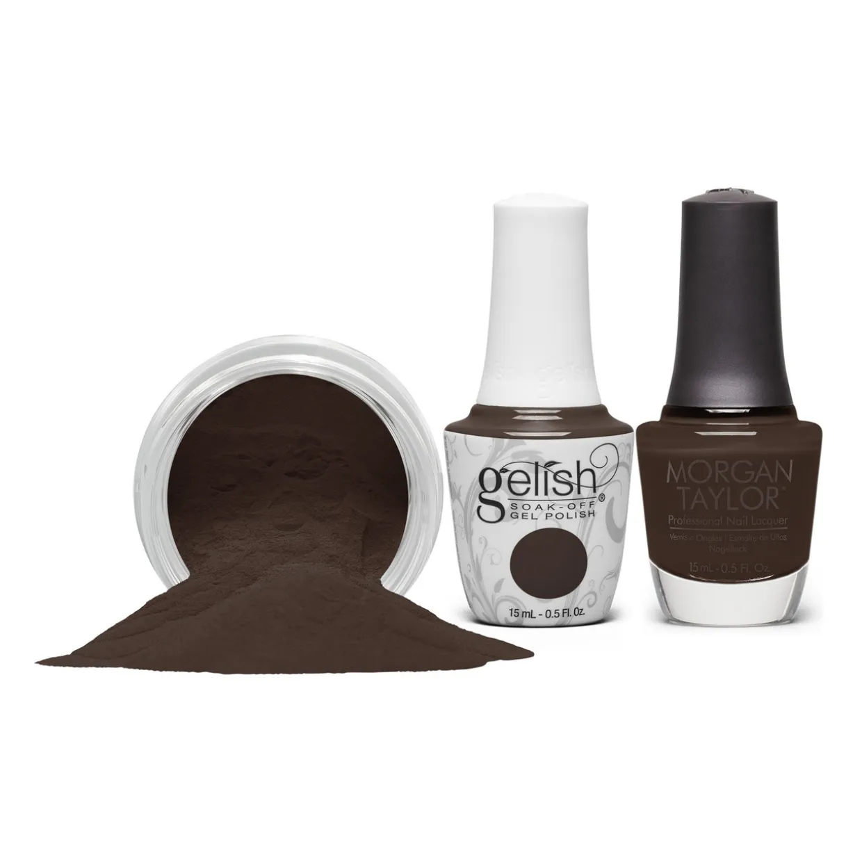 Morgan Taylor Nail Lacquer "Artwork In Progress", Medium Brown Crème, 15mL |.5 fl oz -In Frame Collection