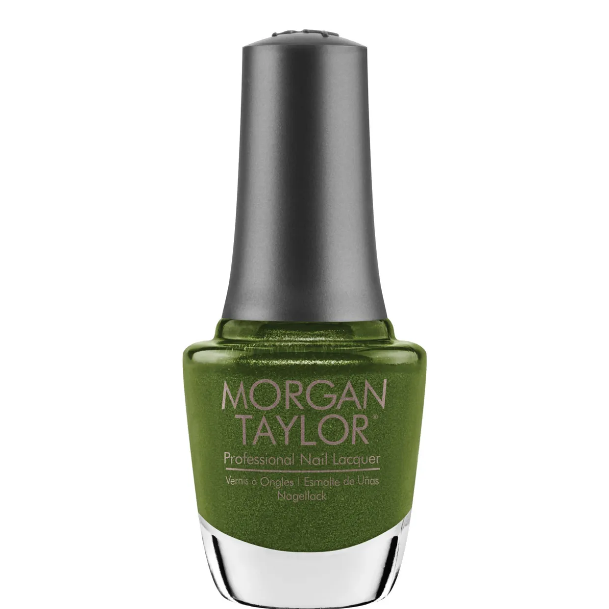 Morgan Taylor Nail Lacquer "Bad to the Bow", Olive Shimmer, 15 mL | .5 fl oz - On My Wish List Collection