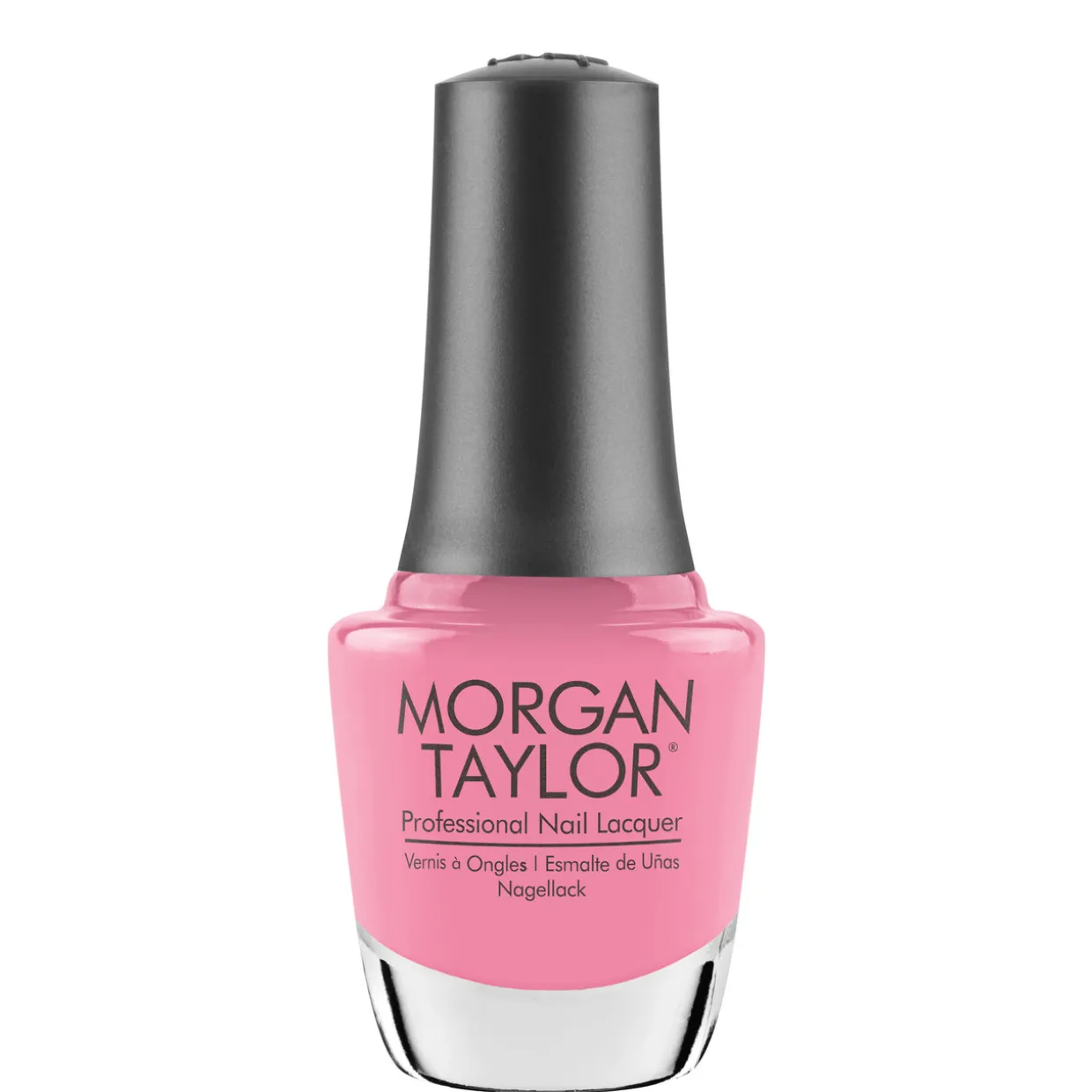 Morgan Taylor Nail Lacquer "Bed Of Petals" Bright Pink Crème - 15 mL | .5 fl oz - 3110486