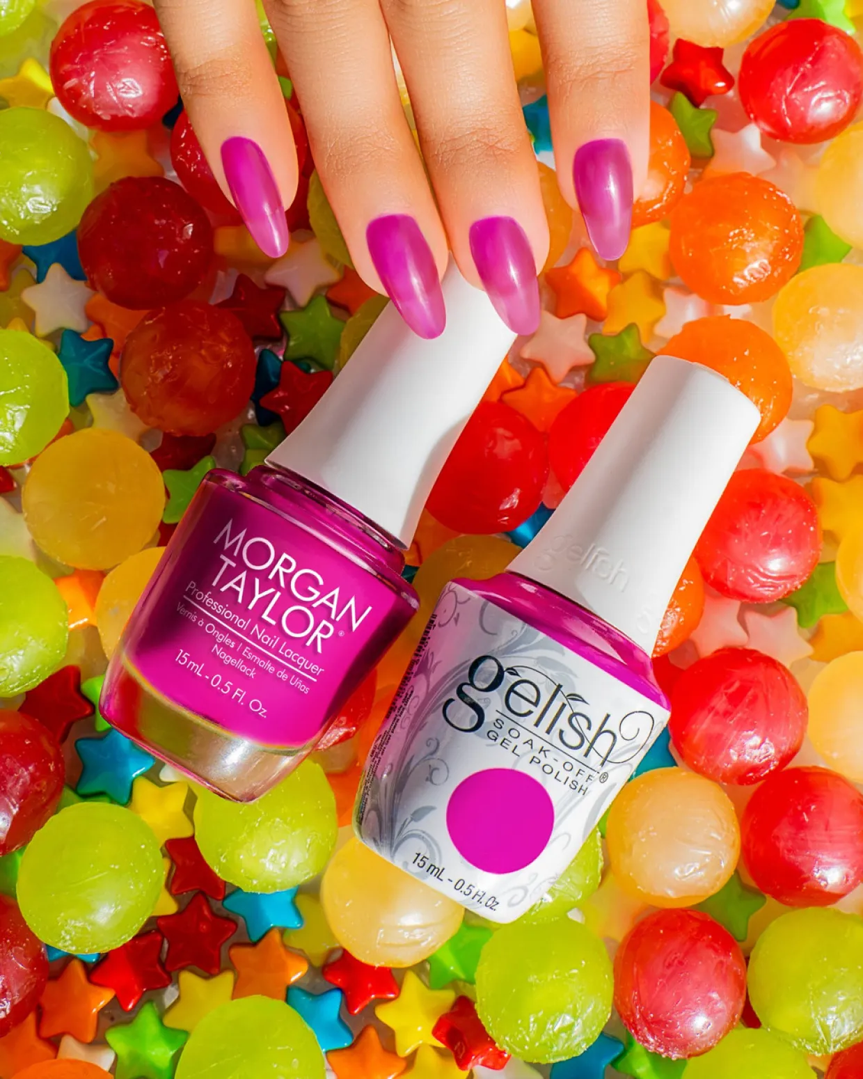 Morgan Taylor Nail Lacquer "Bear-y Juicy", Fuchsia Jelly, 15mL |.5 fl oz - Keep It Juicy Collection