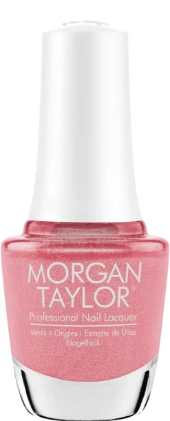 Morgan Taylor Nail Lacquer "Citrus Halo", Coral Pink Pearl, 15mL |.5 fl oz - Prism Blooms Collection