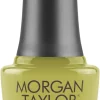 Morgan Taylor Nail Lacquer "Flying Out Loud", Dirty Lime Creme, 15mL |.5 fl oz -Up In The Air Collection