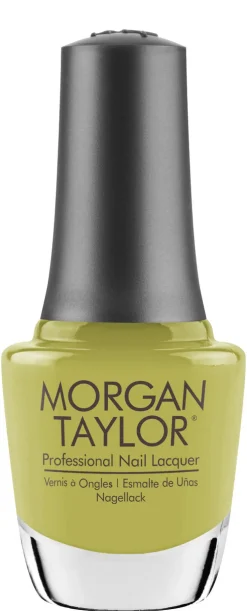 Morgan Taylor Nail Lacquer "Flying Out Loud", Dirty Lime Creme, 15mL |.5 fl oz -Up In The Air Collection