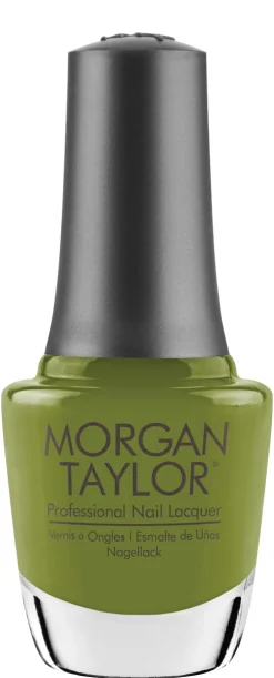 Morgan Taylor Nail Lacquer "Freshly Cut", Clover Green Crème, 15 mL | .5 fl. Oz.