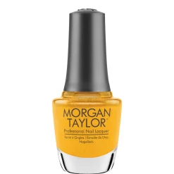 Morgan Taylor Nail Lacquer "Golden Hour Glow", Golden Yellow Pearl, 15 mL | .5 fl oz - Change of Pace Collection