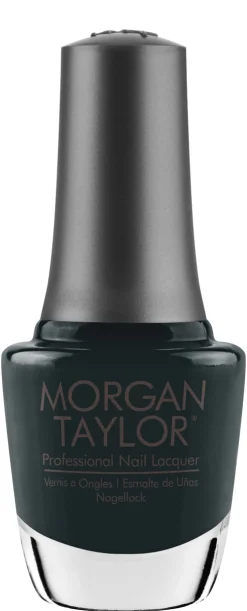 Morgan Taylor Nail Lacquer "Just Hanging Around", Deep Evergreen Creme, 15mL |.5 fl oz -In Frame Collection