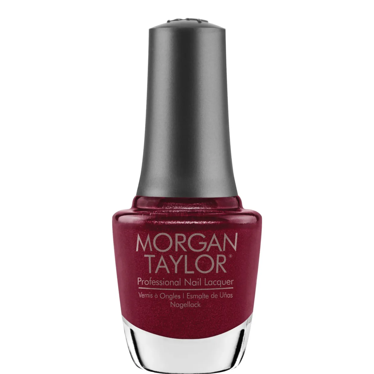 Morgan Taylor Nail Lacquer "Reddy To Jingle", Red Rose Pearl, 15 mL | .5 fl oz - On My Wish List Collection