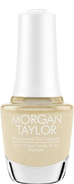 Morgan Taylor Nail Lacquer "Sunburst Your Bubble", Soft Yellow Pearl, 15mL |.5 fl oz - Prism Blooms Collection