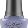 Morgan Taylor Nail Lacquer "What's The Hang Up?", Muted Blue Crème, 15mL |.5 fl oz -In Frame Collection