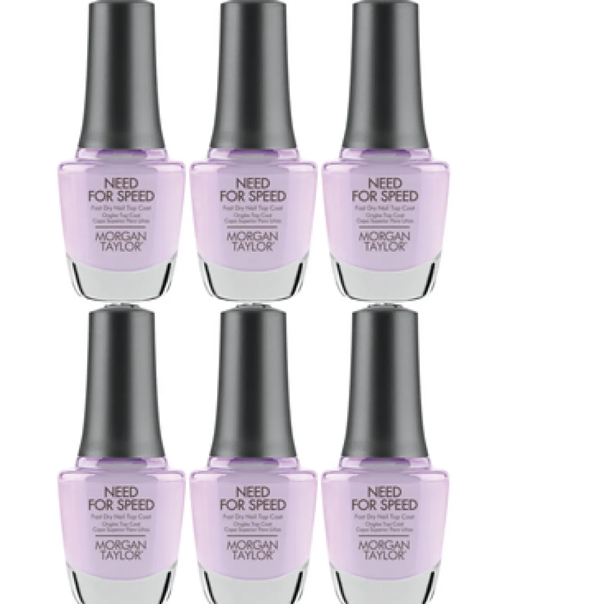Morgan Taylor Need For Speed - Fast Dry Nail Top Coat 15 mL | .5 fl oz, Case Pack of 6