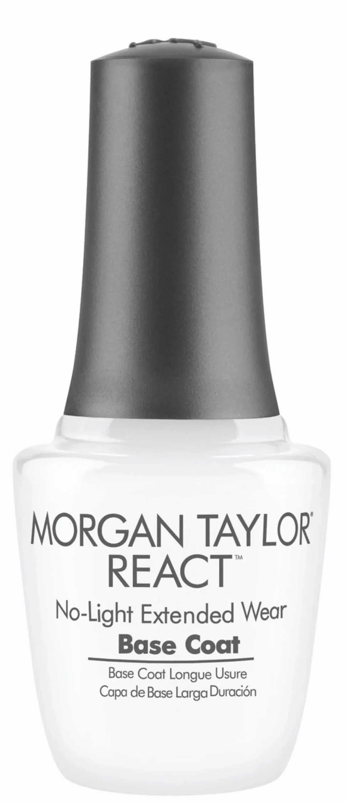 Morgan Taylor React Duo - Extended Wear Nail Lacquer Top and Base Coats, 15 mL | .5 fl. oz.