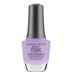 Morgan Taylor Reactmax Optical Brightener Nail Strengthener + Extended Wear Base Coat, 15 mL | .5 fl oz