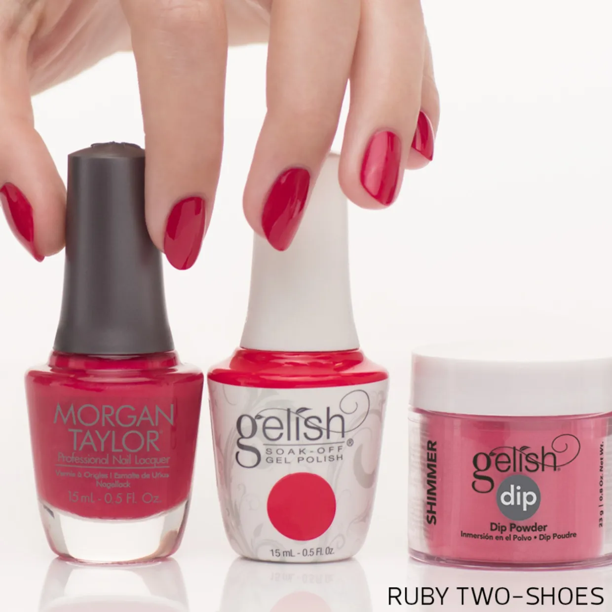 Morgan Taylor "Ruby Two-Shoes" Nail Lacquer, .5 Oz