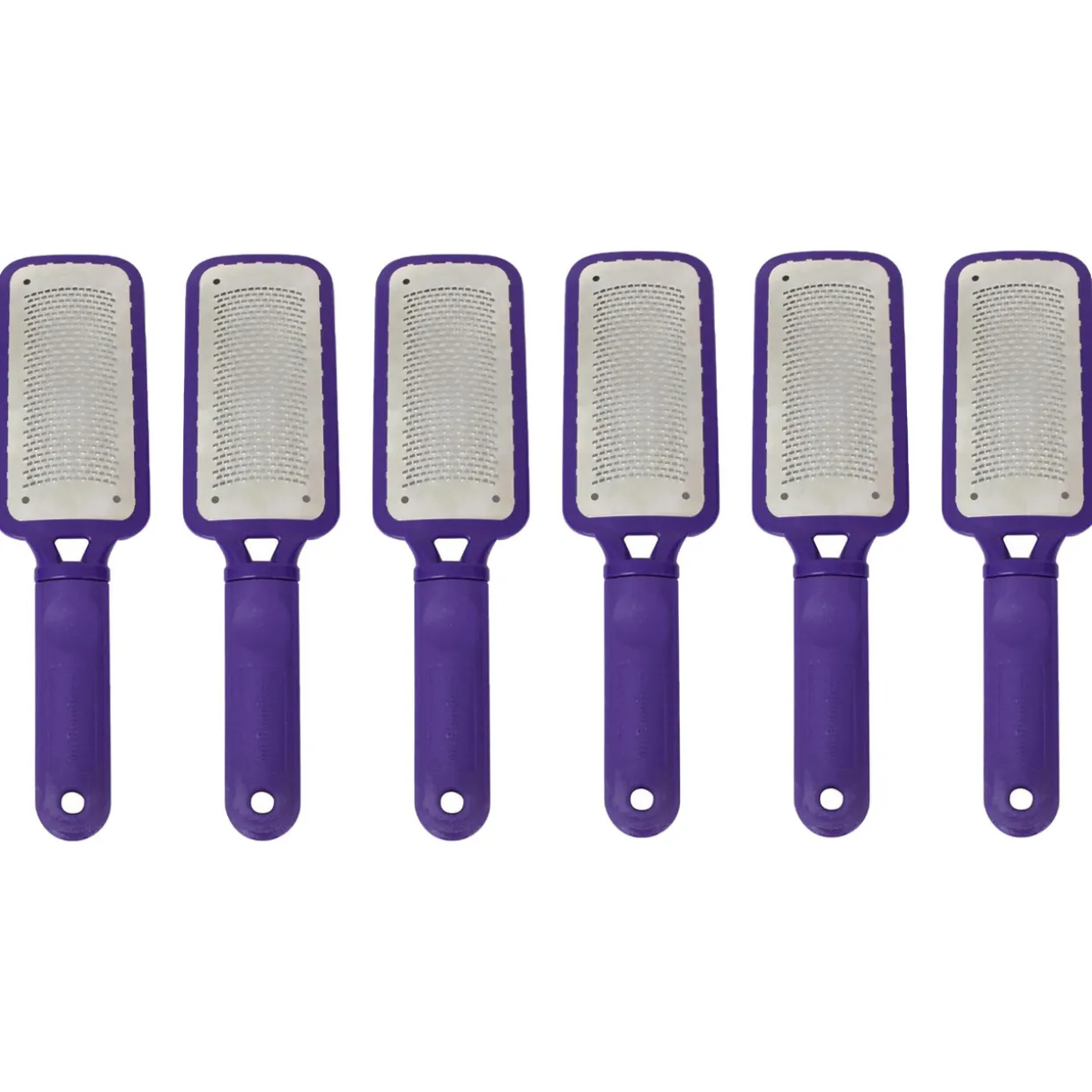 Mr. Pumice Large Metal Foot File, Purple, 6 pc. Display
