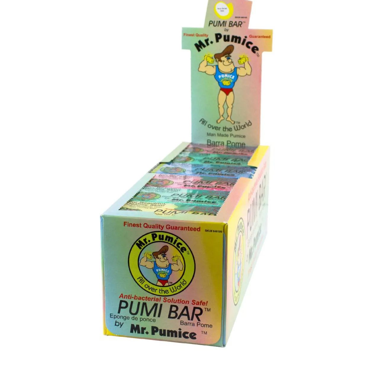 Mr. Pumice Pumi Bar - 24 pc Display - Asstd
