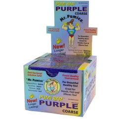 Mr. Pumice Purple Pumi Bar - 12 pc Display