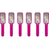 Mr. Pumice Small Metal Foot File, Pink, 6 pc. Display
