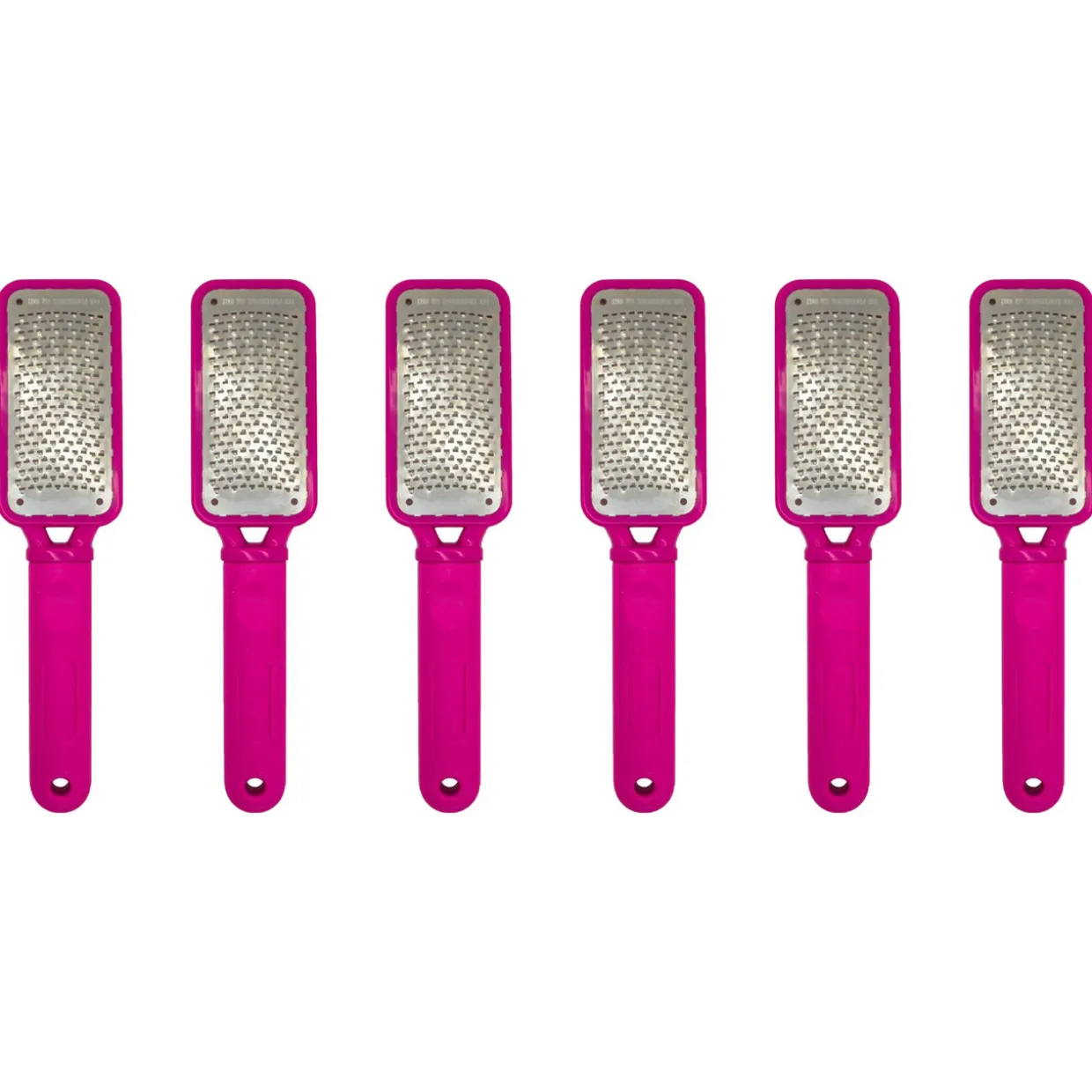 Mr. Pumice Small Metal Foot File, Pink, 6 pc. Display