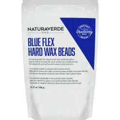 Natura Verde Pro Blue Hard Flex Wax Beads 35 oz. Bag
