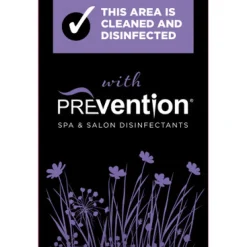 PREvention Tent Card - Cleaned and Disinfected