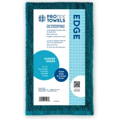 ProTex Edge Hand Towels, Hunter Green, 16"x27", 12-Pack