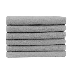 ProTex Edge Hand Towels, Silver Grey, 16"x27", Case of 180 Towels