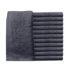 ProTex Luxe3 Hand Towels, Granite Grey, 16"x29", 12-Pack
