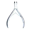 Satin Edge 4" Cuticle Nipper Double Spring - Half Jaw