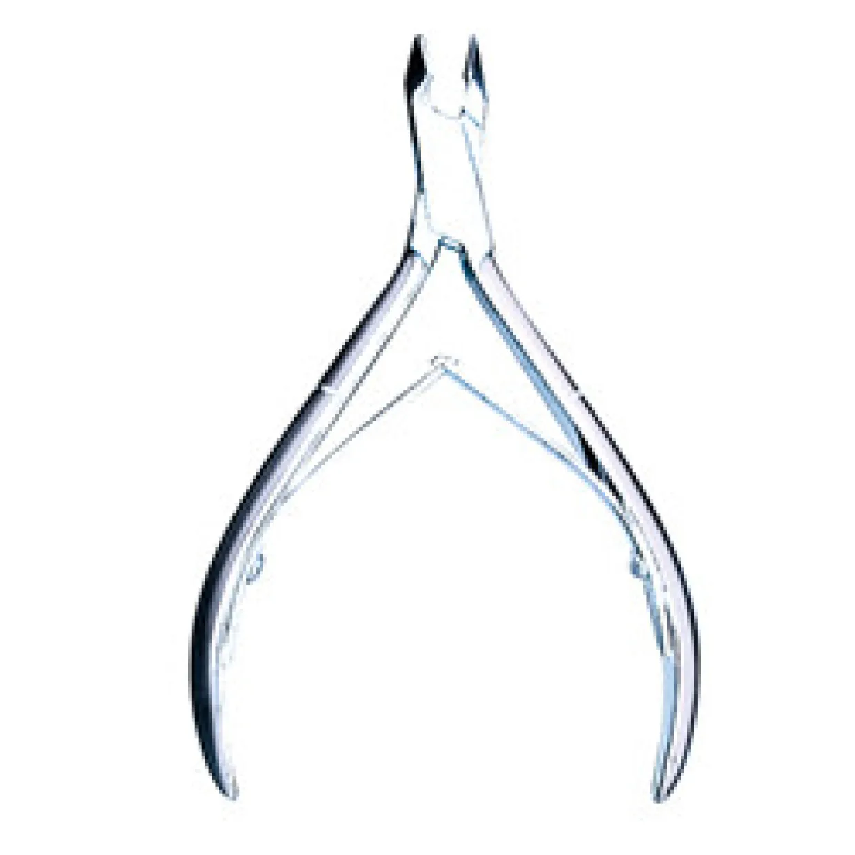 Satin Edge 4" Cuticle Nipper Double Spring - Half Jaw