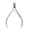 Satin Edge 4" French Style Cuticle Nipper Quarter Jaw Single Spring