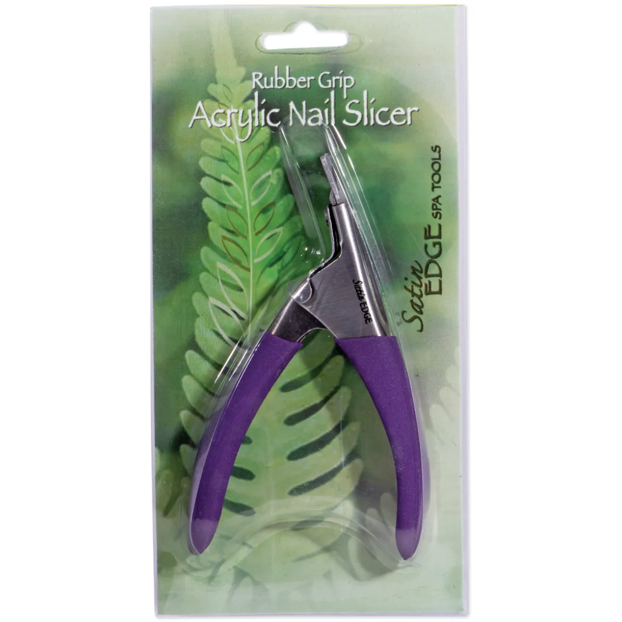 Satin Edge 5" Rubber Grip Acrylic Nail Slicer - SE-2024