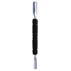 Satin Edge 5-1/2" Rubber Grip Double-Ended Cuticle Pusher