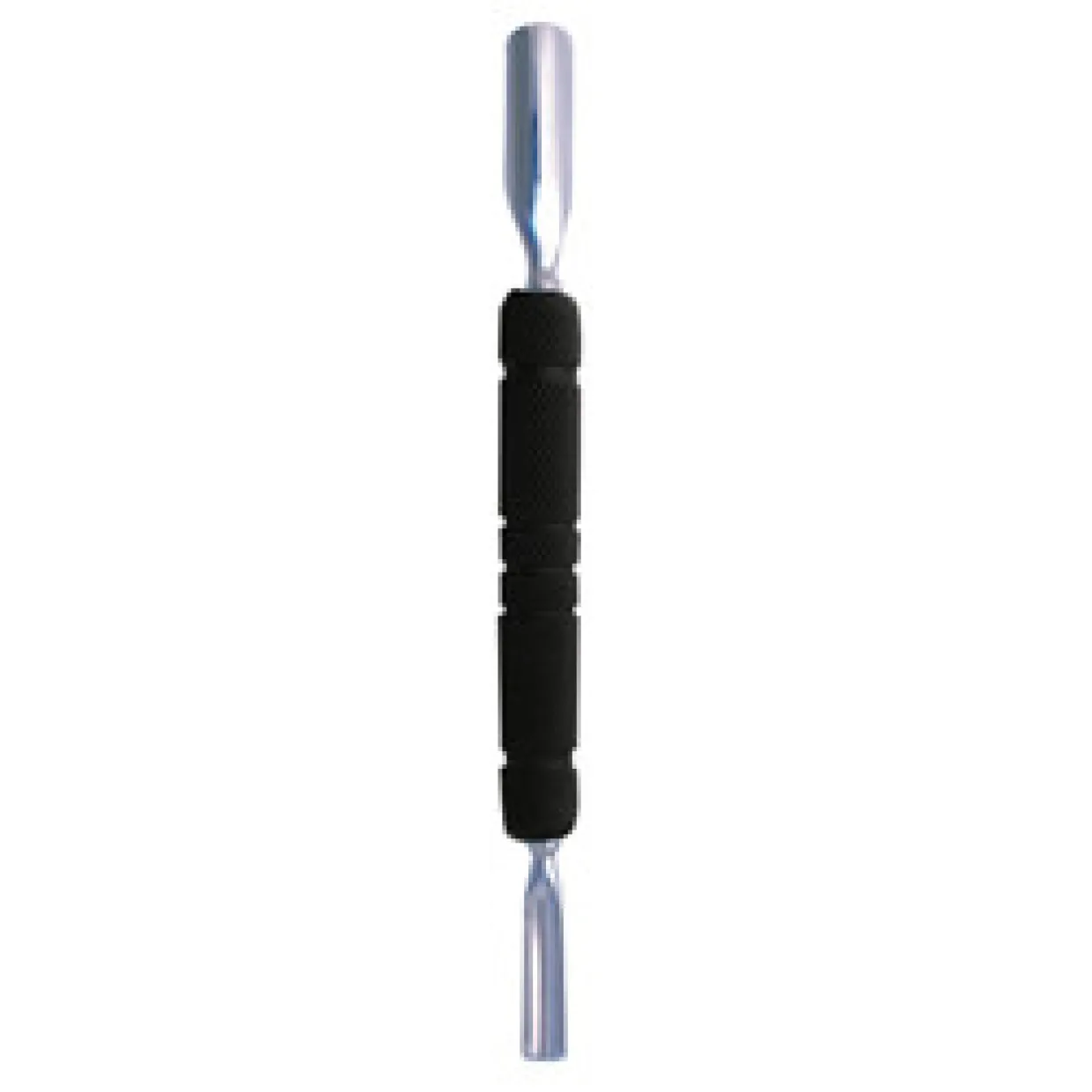 Satin Edge 5-1/2" Rubber Grip Double-Ended Cuticle Pusher