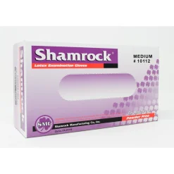 Shamrock Powder Free Textured Latex Examination Gloves