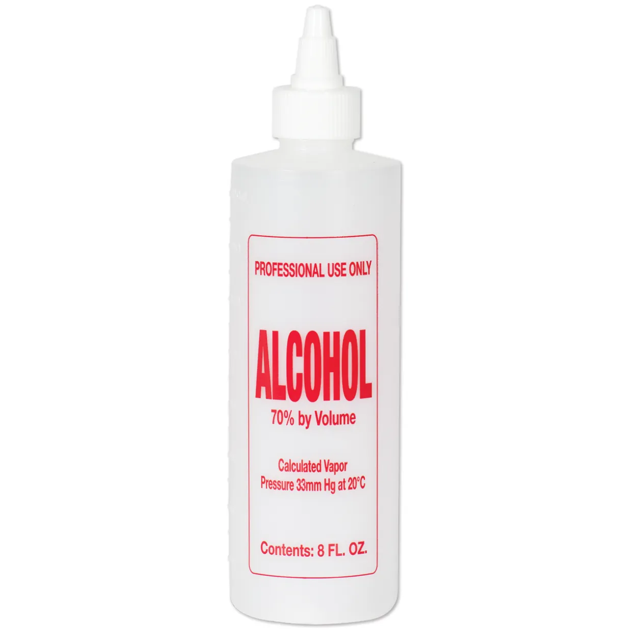 Soft 'N Style Imprinted Twist Top Bottle, Alcohol, 8 oz
