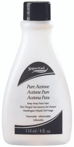 SuperNail Pure Acetone - 4 fl oz