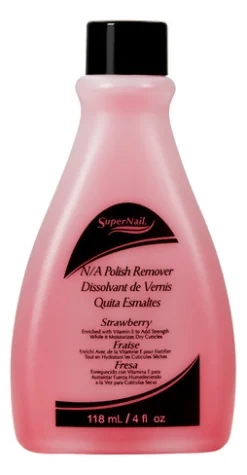 SuperNail Strawberry Polish Remover - 4 fl oz