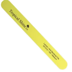 Tropical Shine File Lemon 180 Grit (Medium)- Case Pack of 12