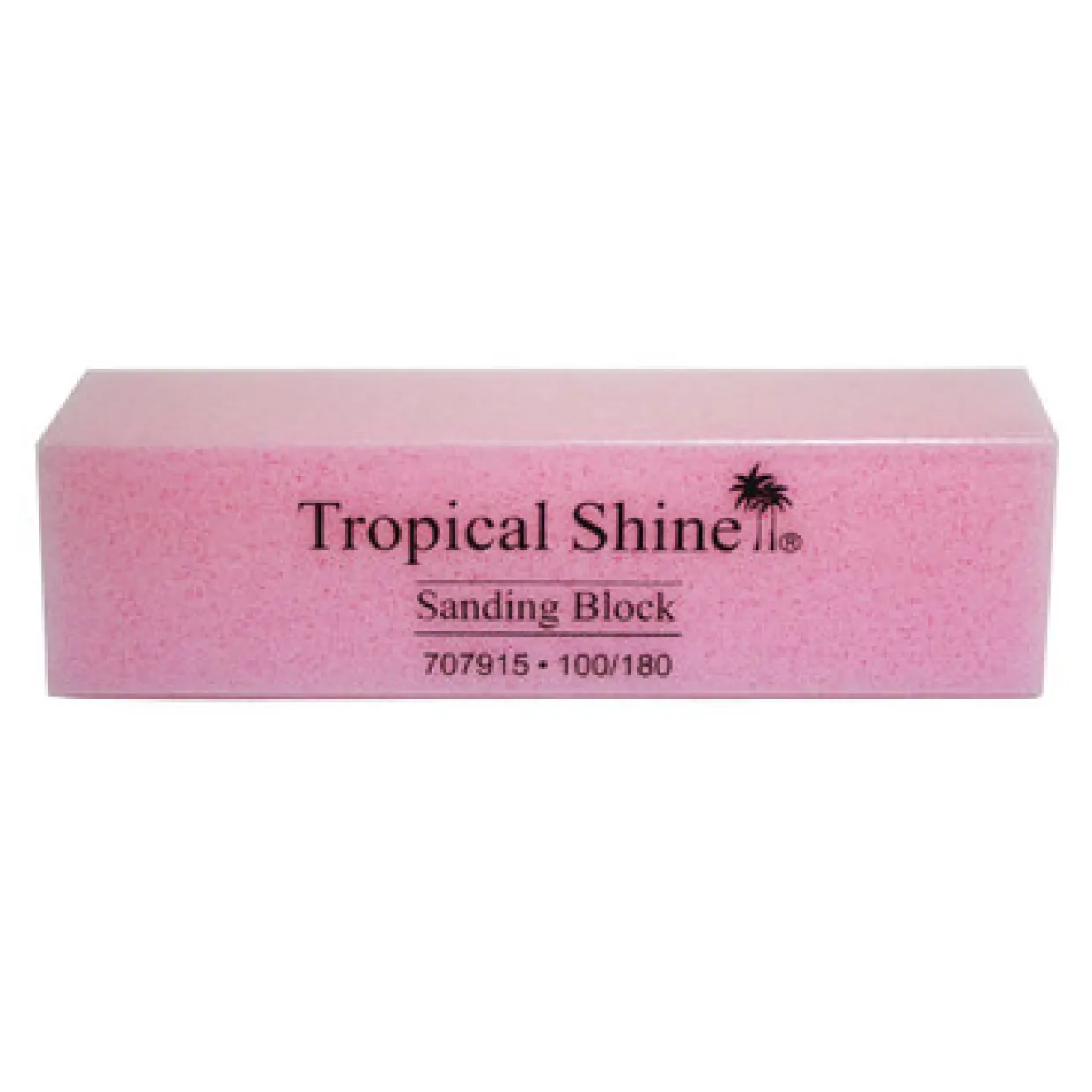 Tropical Shine Pink Sanding Block 100/ 180 Grit (Coarse/ Medium)